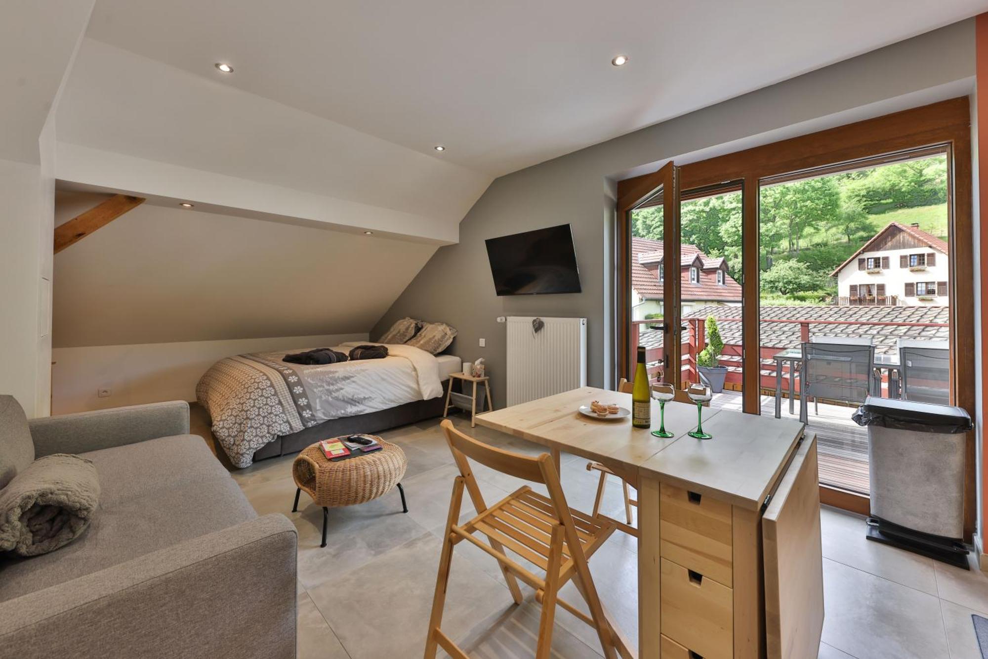 Stosswihr Gite Du Silberwald Charmant Gite Avec Spa - Jacuzzi , Acces Privatif חדר תמונה